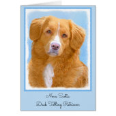 Nova Scotia Duck Tolling Retriever Dog Painting (Vorne)