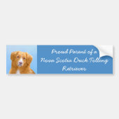 Nova Scotia Duck Tolling Retriever Dog Painting Autoaufkleber (Vorne)