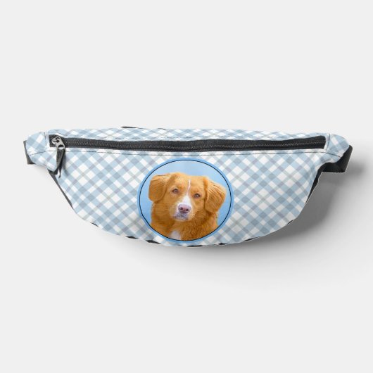 Nova Scotia Duck Tolling Retriever Dog Painting Bauchtasche (Ablage )