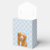 Nova Scotia Duck Tolling Retriever Dog Painting Geschenkschachtel (Geöffnet)