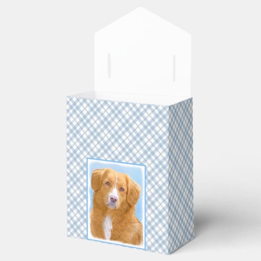 Nova Scotia Duck Tolling Retriever Dog Painting Geschenkschachtel (Geöffnet)