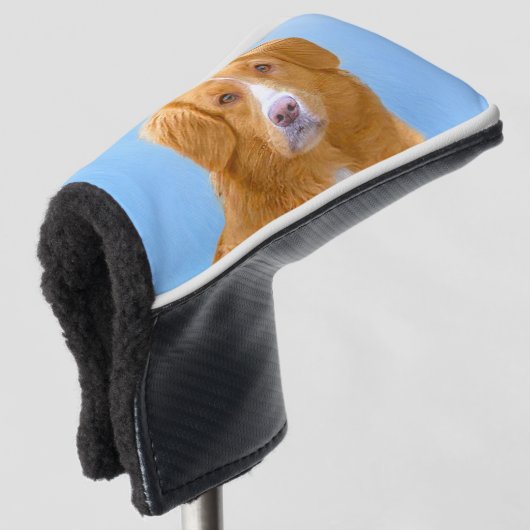 Nova Scotia Duck Tolling Retriever Dog Painting Golf Headcover (3/4 Vorderseite)