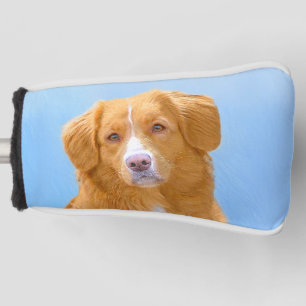 Nova Scotia Duck Tolling Retriever Dog Painting Golf Headcover