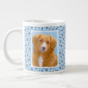 Nova Scotia Duck Tolling Retriever Dog Painting Jumbo-Tasse