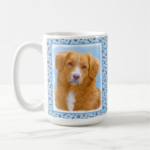 Nova Scotia Duck Tolling Retriever Dog Painting Kaffeetasse