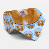 Nova Scotia Duck Tolling Retriever Dog Painting Krawatte (Gerollt)