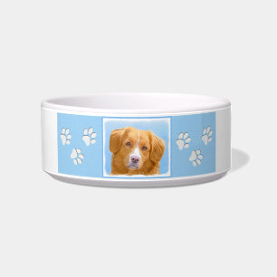Nova Scotia Duck Tolling Retriever Dog Painting Napf