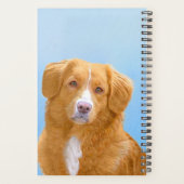Nova Scotia Duck Tolling Retriever Dog Painting Planer (Rückseite)
