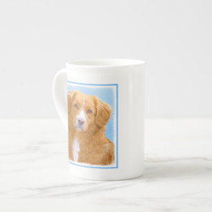 Nova Scotia Duck Tolling Retriever Dog Painting Porzellantasse