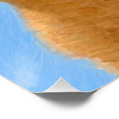 Nova Scotia Duck Tolling Retriever Dog Painting Poster (Ecke)