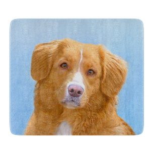 Nova Scotia Duck Tolling Retriever Dog Painting Schneidebrett