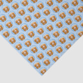 Nova Scotia Duck Tolling Retriever Dog Painting Seidenpapier (Ausschnitt)