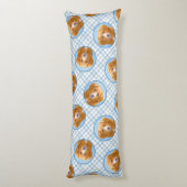 Nova Scotia Duck Tolling Retriever Dog Painting Seitenschläferkissen (Rückseite (Vertikal))