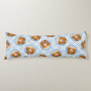 Nova Scotia Duck Tolling Retriever Dog Painting Seitenschläferkissen