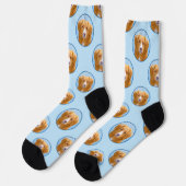 Nova Scotia Duck Tolling Retriever Dog Painting Socken (Linkes Detail)