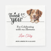 Nova Scotia Duck Tolling Retriever Dog Paper Serviette (Vorderseite)