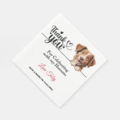 Nova Scotia Duck Tolling Retriever Dog Paper Serviette (Ecke)