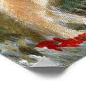 Nova Scotia Duck Tolling Retriever Dog Portrait Poster (Ecke)