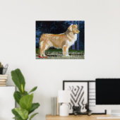 Nova Scotia Duck Tolling Retriever Dog Portrait Poster (Heimbüro)
