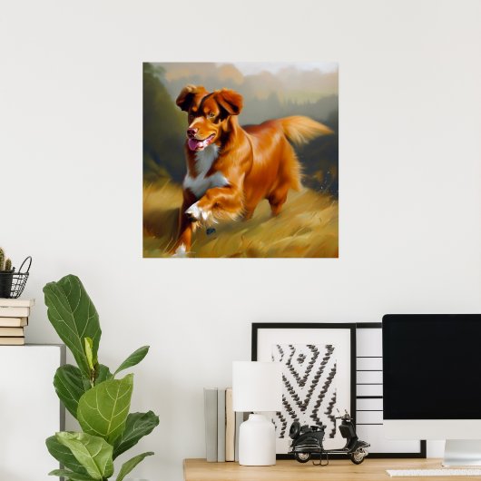 Nova Scotia Duck-Tolling Retriever Dog Poster (Heimbüro)
