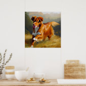 Nova Scotia Duck-Tolling Retriever Dog Poster (Küche)