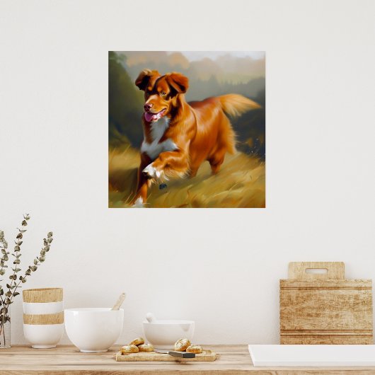 Nova Scotia Duck-Tolling Retriever Dog Poster (Küche)