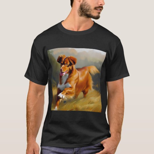 Nova Scotia Duck-Tolling Retriever Dog T-Shirt (Vorderseite)