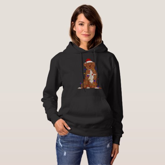 Nova Scotia Duck Tolling Retriever Dog Wearing Chr Hoodie (Vorne ganz)