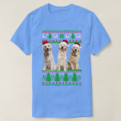 Nova Scotia Duck Tolling Retriever Frohe Weihnacht T-Shirt (Design vorne)