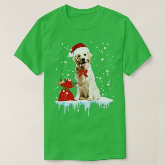 Nova Scotia Duck Tolling Retriever Frohe Weihnacht T-Shirt (Design vorne)