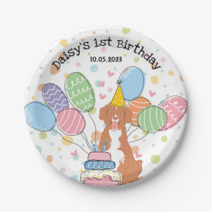 Nova Scotia Duck Tolling Retriever Geburtstag Pappteller