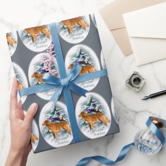 Nova Scotia Duck Tolling Retriever Geschenkpapier (Schenken)