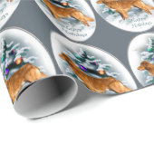 Nova Scotia Duck Tolling Retriever Geschenkpapier (Rolleneckpunkt)