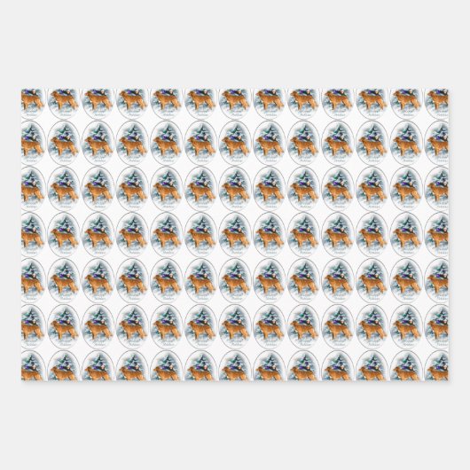 Nova Scotia Duck Tolling Retriever Geschenkpapier Set (Vorderseite 3)
