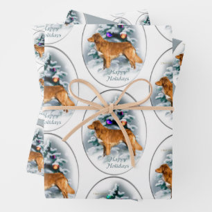 Nova Scotia Duck Tolling Retriever Geschenkpapier Set