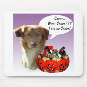 Nova Scotia Duck Tolling Retriever Halloween Candy Mousepad