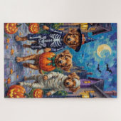 Nova Scotia Duck Tolling Retriever Halloween Puzzle (Horizontal)