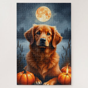 Nova Scotia Duck Tolling Retriever Halloween Puzzle