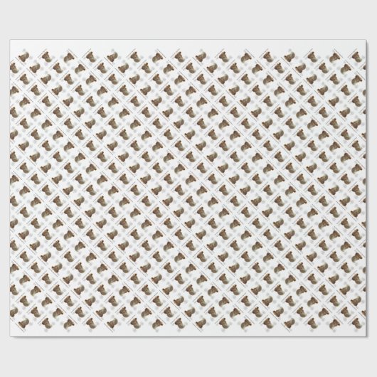 Nova Scotia Duck Tolling Retriever History Design Geschenkpapier (Flach)