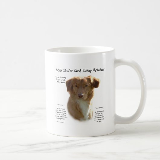 Nova Scotia Duck Tolling Retriever History Design Kaffeetasse (Rechts)