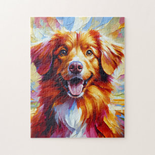 Nova Scotia Duck Tolling Retriever Hund Puzzle