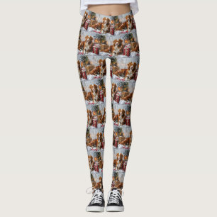 Nova Scotia Duck Tolling Retriever Hund Weihnachts Leggings