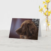 Nova Scotia Duck Tolling Retriever Karte (Gelbe Blume)