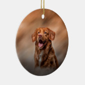 Nova Scotia Duck Tolling Retriever Keramik Ornament (Rechts)