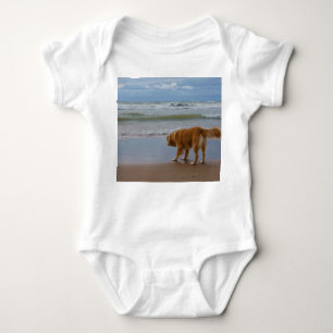 Nova Scotia Duck Tolling Retriever Ocean vorsichti Baby Strampler