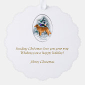 Nova Scotia Duck Tolling Retriever Ornament Karte (Rückseite)