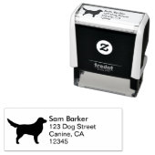 Nova Scotia Duck Tolling Retriever Rücksendeadress Permastempel (Beispiel)