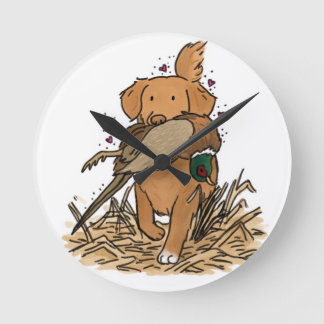 Nova Scotia Duck Tolling Retriever Runde Wanduhr