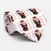 Nova Scotia Duck Tolling Retriever Santa Paws Krawatte (Gerollt)