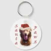 Nova Scotia Duck Tolling Retriever Santa Paws Schlüsselanhänger (Vorderseite)